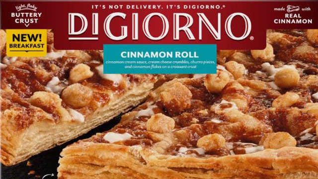 DiGiorno unveils new cinnamon roll pizza, other breakfast-inspired pies