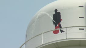 Johnny Cash water tower springs a leak thanks to bullet hole in 'very sensitive area'