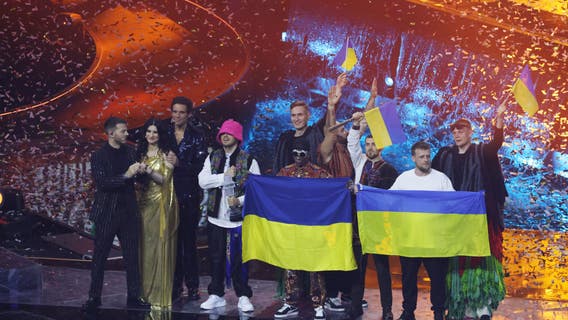Eurovision 2022: Ukraine band releases new war video after big win