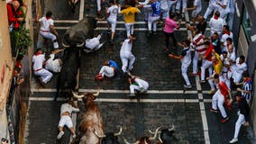 3 people gored during Spain's running of the bulls