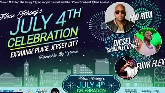 Flo Rida, Shaquille 'Diesel' O'Neal, Funk Flex perform at Jersey City 4th of July celebration