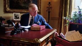Royal family releases picture of King Charles at work