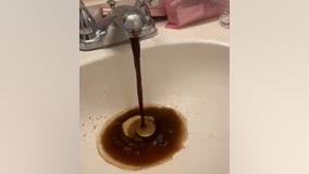 Brown water runs from tap in Mississippi amid water crisis