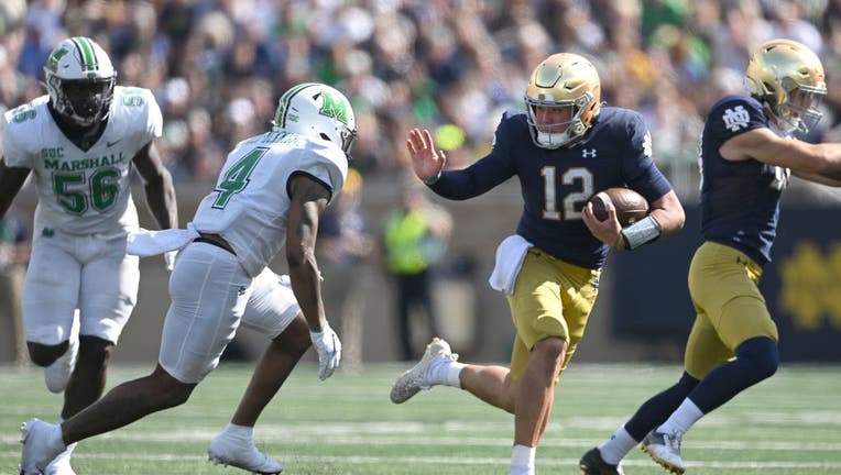 COLLEGE FOOTBALL: SEP 10 Marshall at Notre Dame