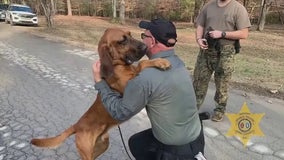 South Carolina K-9 missing after training exercise hugs handler in emotional reunion