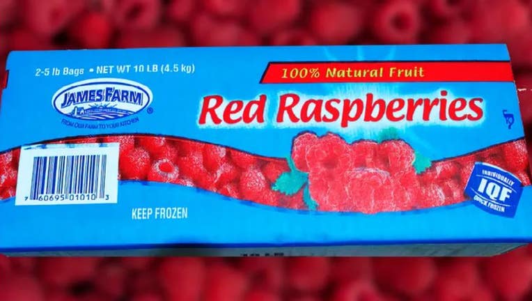 red raspberries