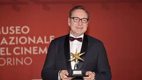 Kevin Spacey receives lifetime award in Italy ahead of sex assault trial