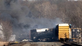 Air near Ohio derailment safe for residents to return home