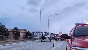Engine failure forces plane to land on Utah highway