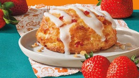Popeyes adds strawberry biscuits to the menu
