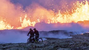 Iceland government warns tourists to avoid lava-spewing volcano