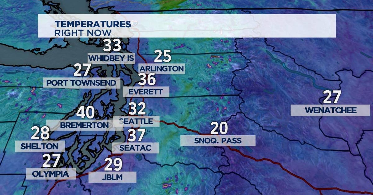 A cold, dry start to the workweek | FOX 13 Seattle
