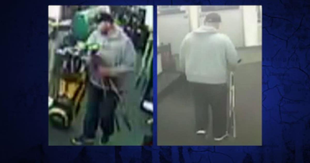 Bold golf club crook: Help identify thief who grabbed pair of expensive ...