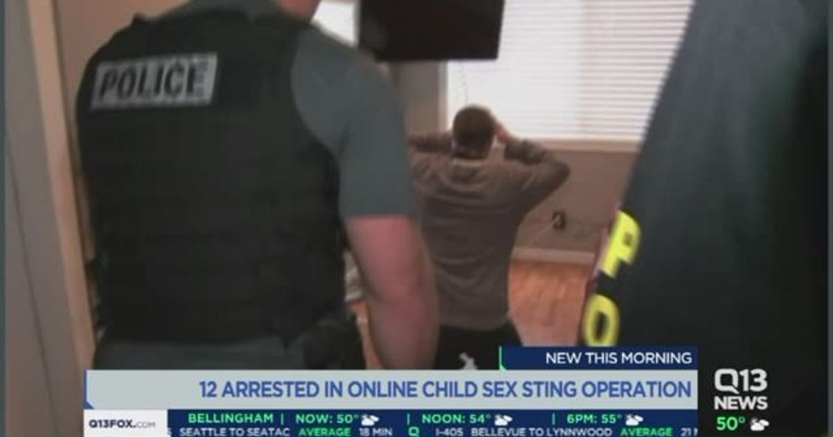 12 men arrested in online child sex sting operation | FOX 13 Seattle