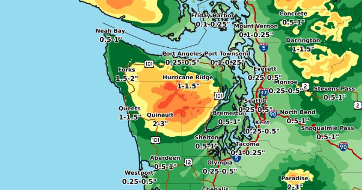 Wind, rain and mountain snow continue through Friday | FOX 13 Seattle