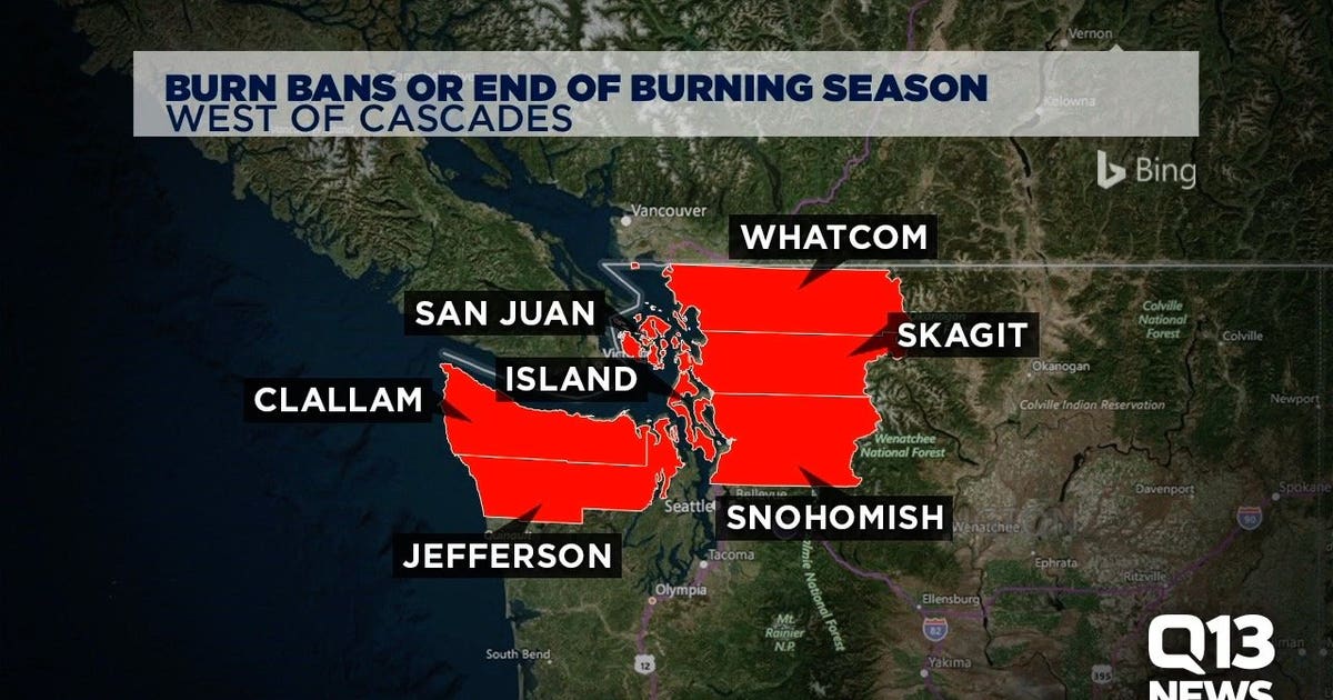Burn bans enacted as fire danger increases | FOX 13 Seattle
