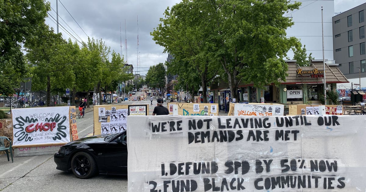 CHOP protesters staying put at Seattle police precinct | FOX 13 Seattle