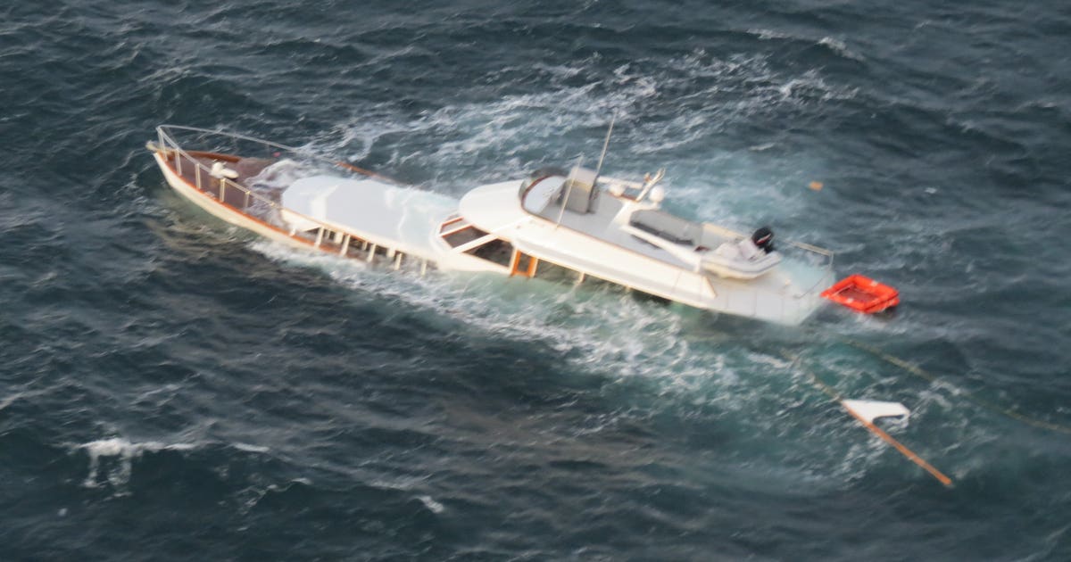 PHOTOS: Coast Guard rescues 2 people from sinking boat off Washington ...