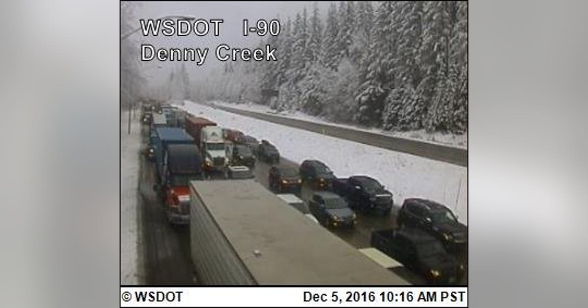 Spinouts, crashes force brief closure of EB I-90 over Snoqualmie Pass ...