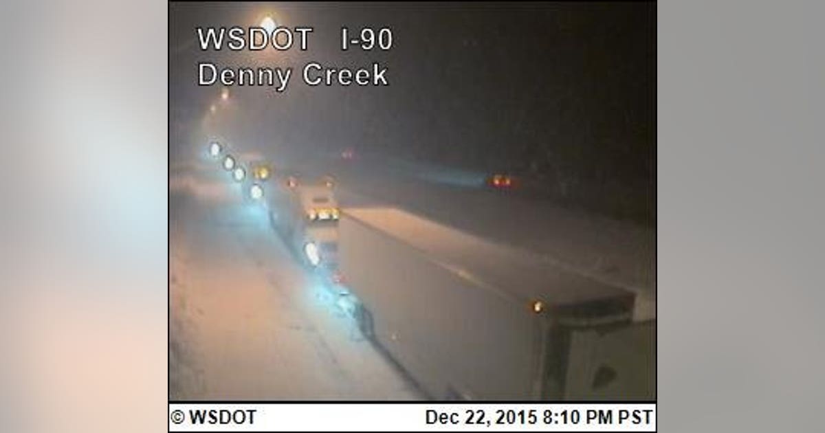 Eastbound I-90 over Snoqualmie Pass reopens after series of closures ...