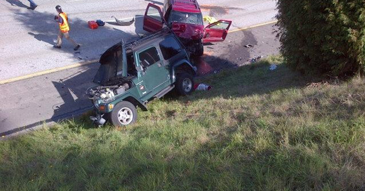 At least 2 hospitalized as 3-car crash snarls traffic on I-90 | FOX 13 ...