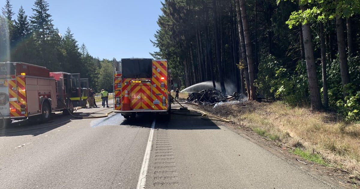 Highway 101 shut down in Thurston County due to deadly crash | FOX 13 ...