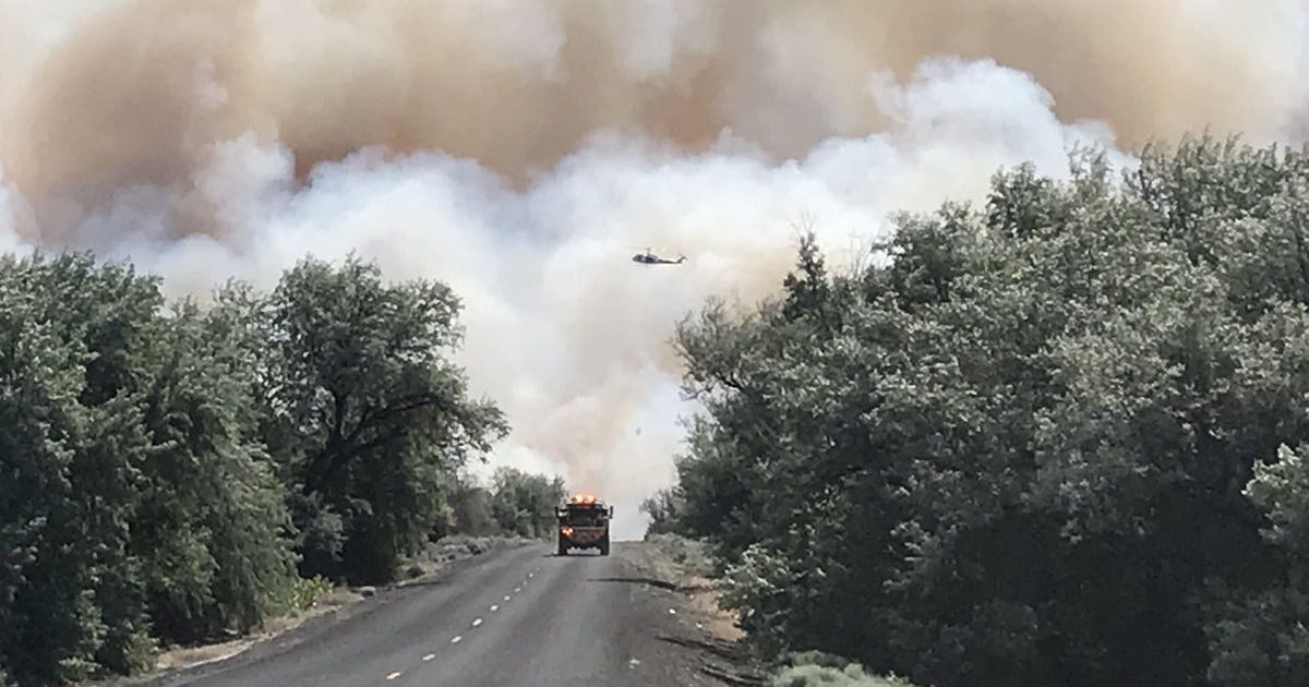 Major wildfire forces evacuations in Grant County | FOX 13 Seattle