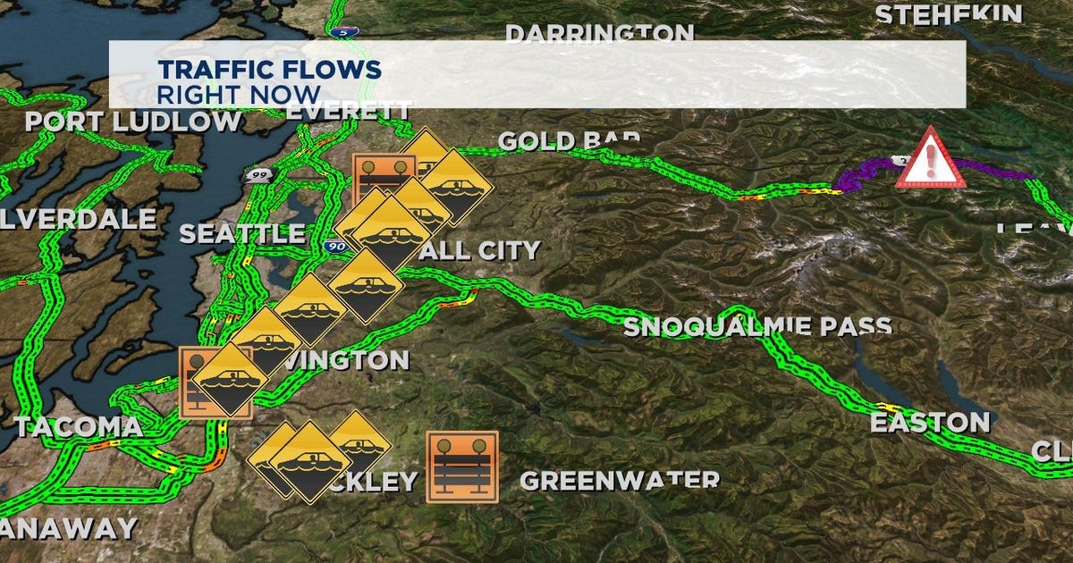 Dozens of roads closed as flooding continues in western Washington ...