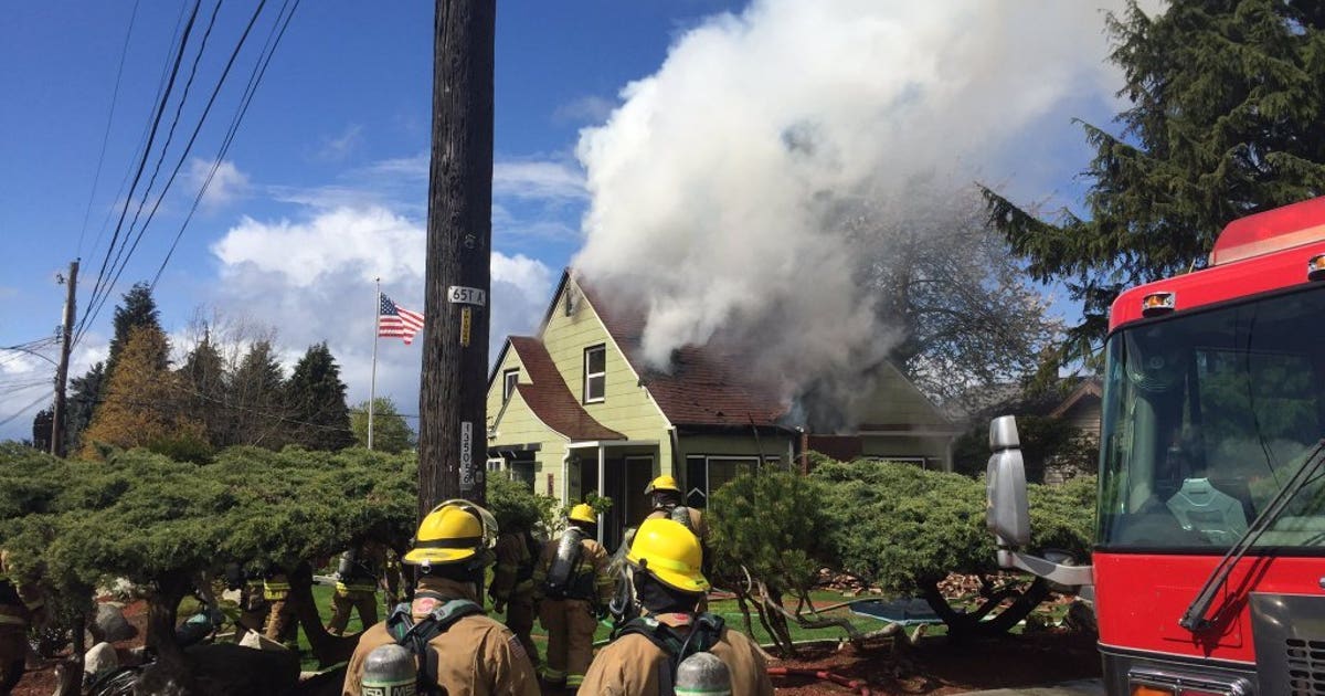 Crews fighting house fire in Tacoma | FOX 13 Seattle