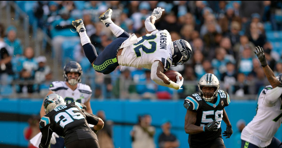 Seahawk Racing Seahawks dive headfirst into playoff race with 30-27 win over Panthers ...