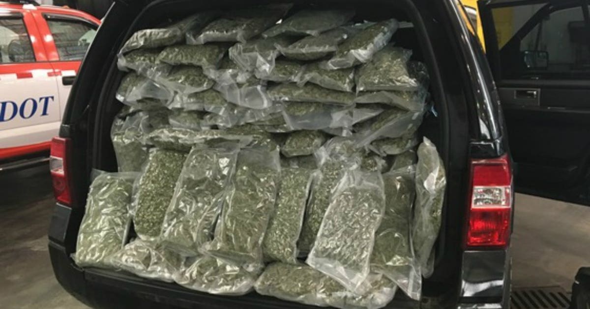 Over 70 pounds of marijuana discovered during Indiana traffic stop ...