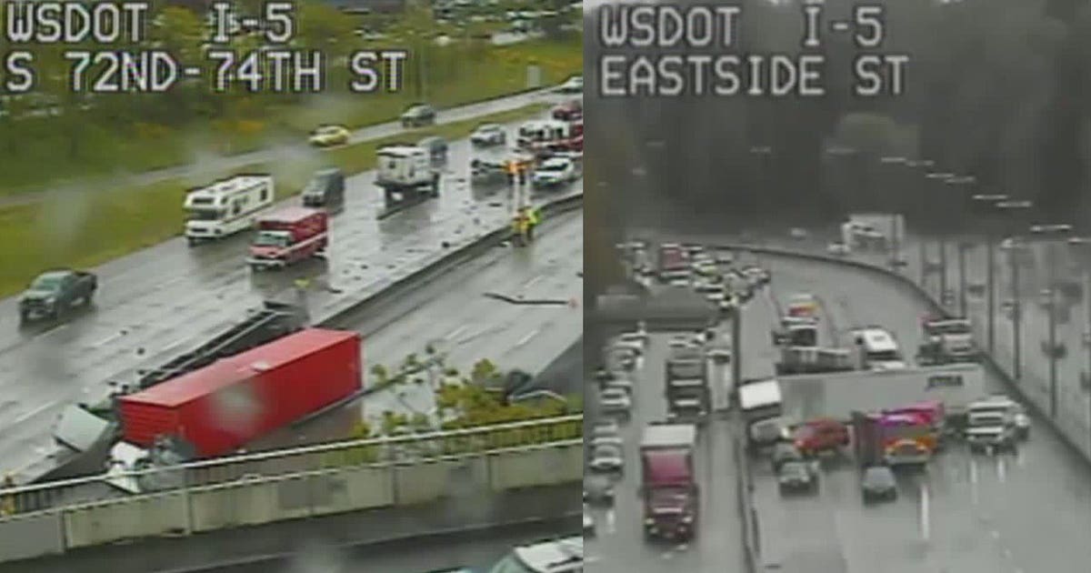 One killed, several hurt in I-5 crash in Tacoma | FOX 13 Seattle