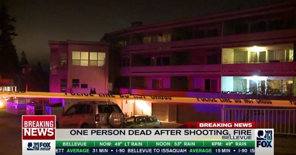 1 dead after shooting, fire at Bellevue apartment complex | FOX 13 Seattle