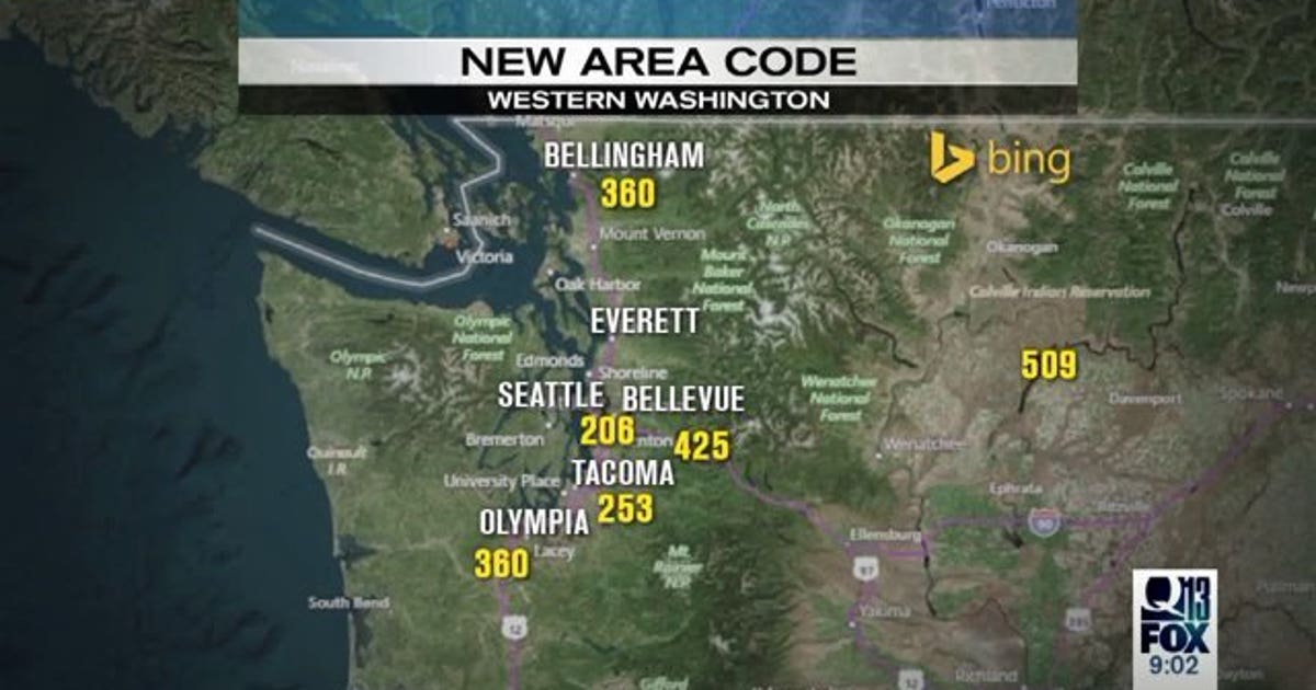 Washington Calling Code Western Washington is getting a new area code | FOX 13 Seattle
