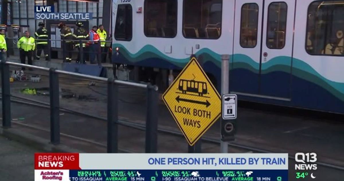 Person struck, killed by light rail train in Seattle | FOX 13 Seattle