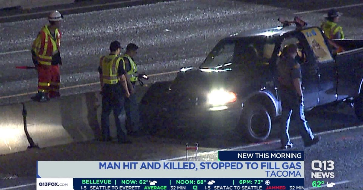 Man hit, killed while putting gas in car in Tacoma I-5 construction ...
