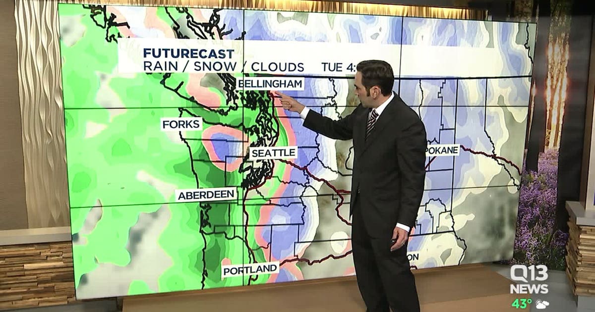 Forecast: More snow possible this week in lowlands | FOX 13 Seattle