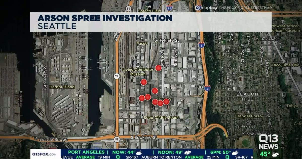 Seattle Police investigate multiple arsons in SoDo neighborhood | FOX ...