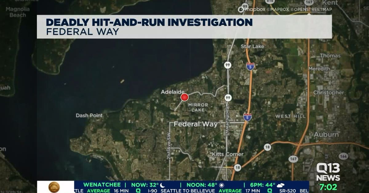 Man struck, killed in Federal Way hit-and-run | FOX 13 Seattle