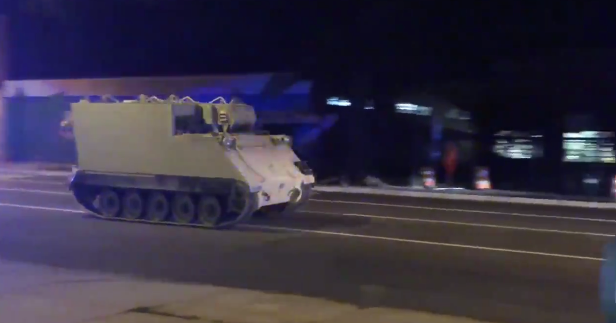 Man in stolen armored personnel carrier leads Virginia police on wild ...