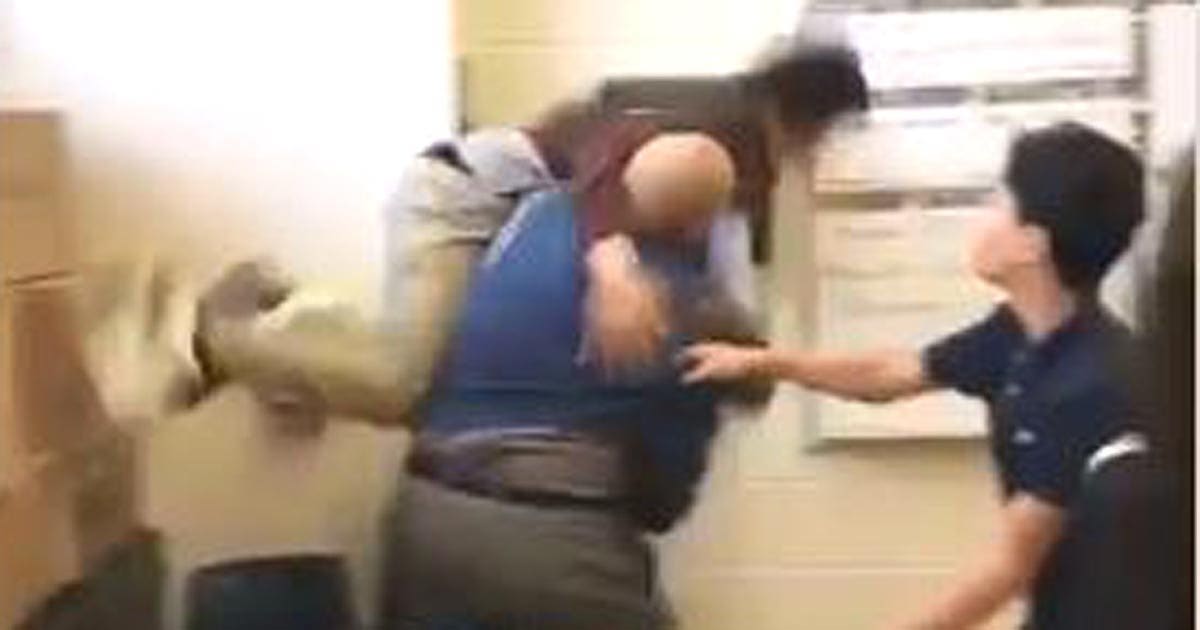 Substitute teacher fired after video shows him body slamming a student ...