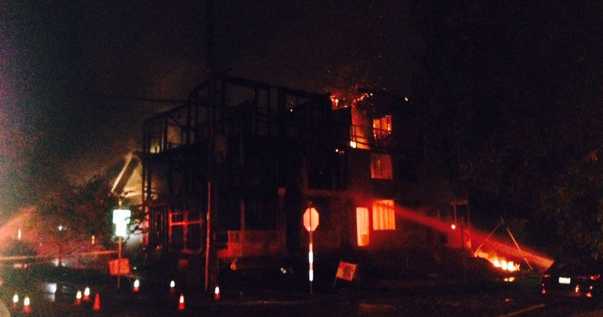 Two-alarm fire destroys apartment building under construction | FOX 13 ...