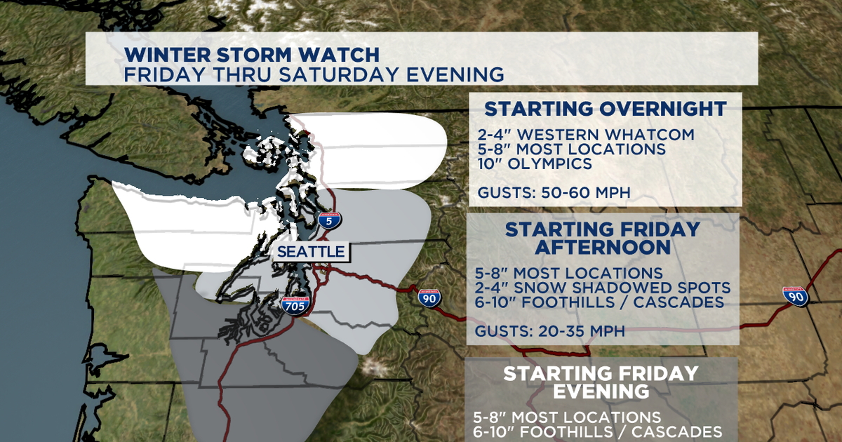 Winter storm warning: 5-8" of snow expected for much of western ...