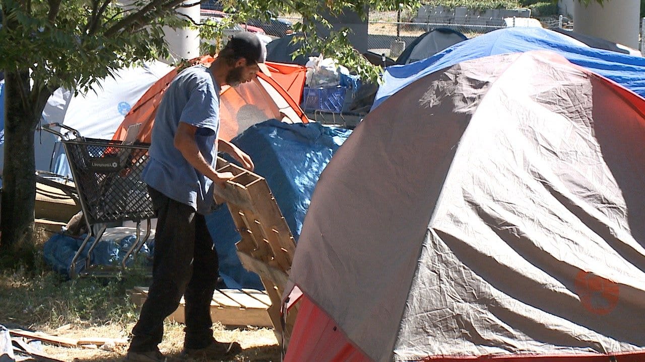 Temporary Homeless Camp Opens In Seattle For The Jungle Exodus   C19c1bea Camp 