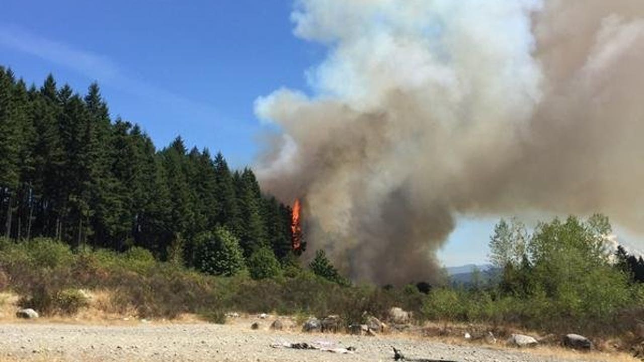 Crews Battle Brush Fire In Puyallup; Now 100-percent Contained | FOX 13 ...