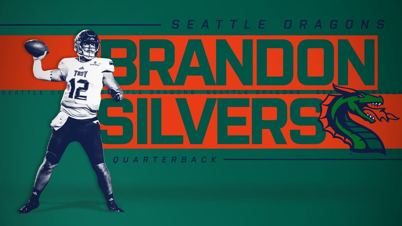 Brandon Silvers will start at quarterback for Seattle Dragons, who