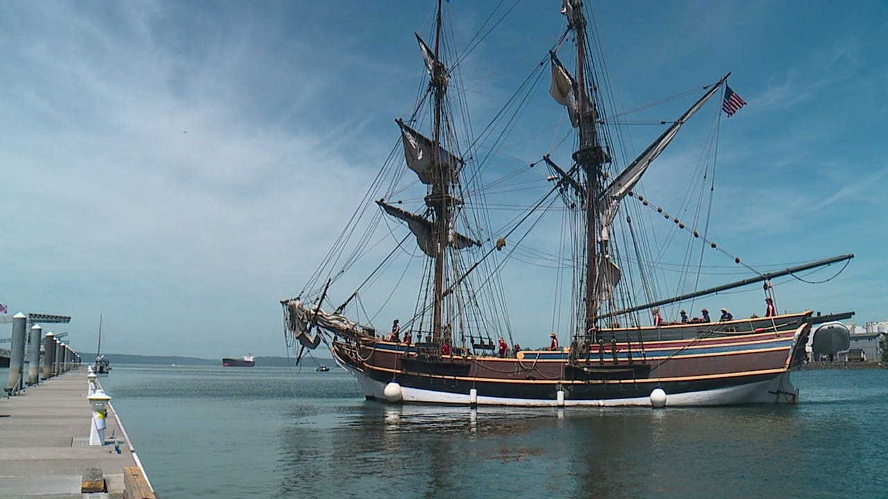 Lady Washington, the state's official tall ship, returns to for