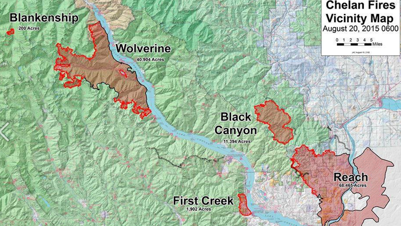 Level 3 Evacuations Remain In Chelan Fires More Than 50 Structures   Newfire 