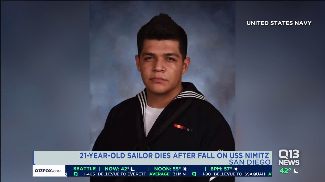 Navy sailor dies after fall aboard USS Nimitz
