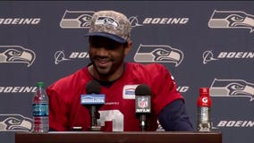 Russell Wilson on becoming a dad: 'You just love unconditionally. You love at all costs'